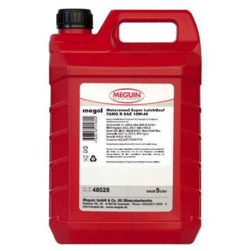Meguin Megol Motorenoil Super Leichtlauf FAMO 10W-40