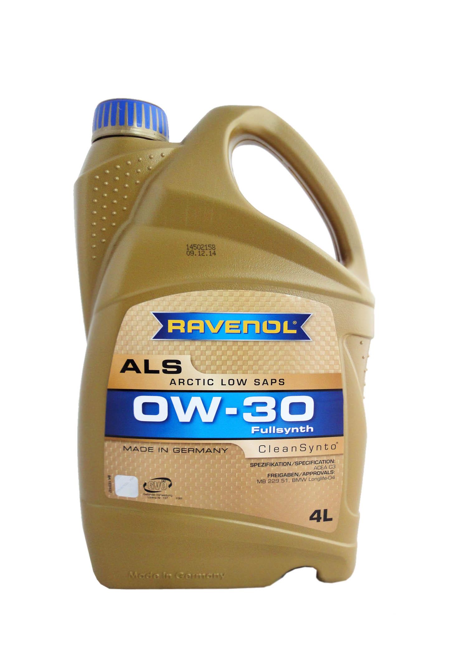 RAVENOL Arctic Low SAPS ALS 0W-30